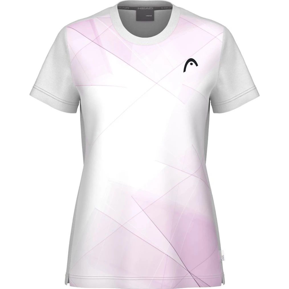 Head Tie-Break T-shirt til kvinder - White/Alight Lilac