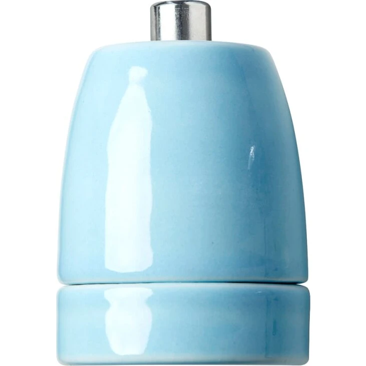 Nielsen Light porcelænsfatning E27, lyseblå