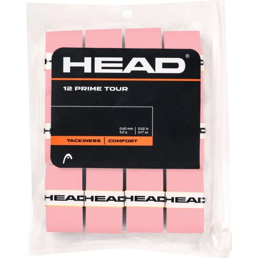 Head Prime Tour Overgrip - Pink (12-pack)