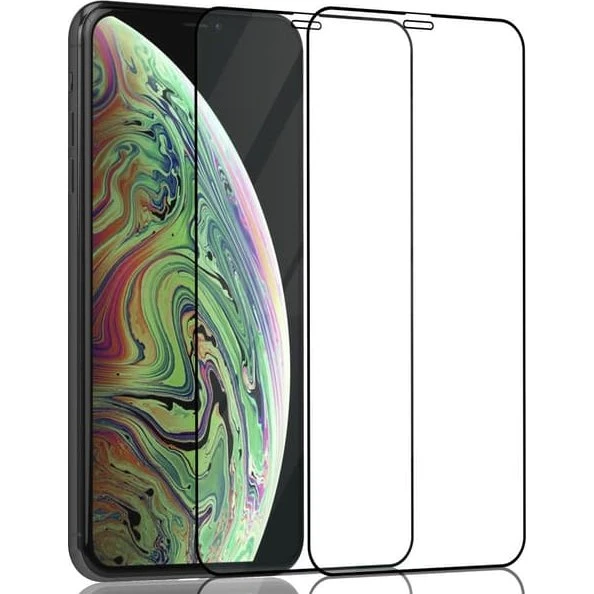 2-Pack iPhone XS Skærmbeskyttelse - 9H Hærdet Glas 3D