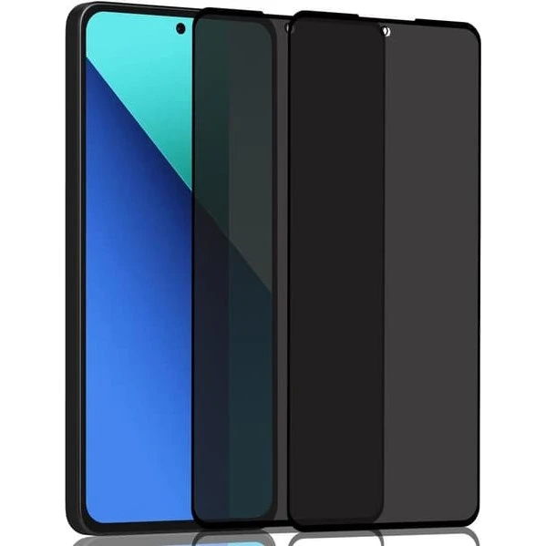 Xiaomi Redmi Note 13 Pro Privacy Skærmbeskyttelse 2-pack 3D Hærdet Glas