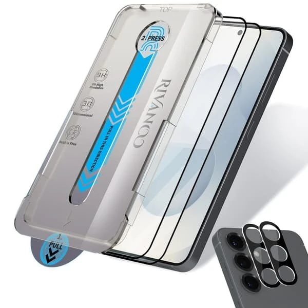 Samsung Galaxy S25 Plus Skærmbeskytter & Kameralinsebeskytter (4-pak)
