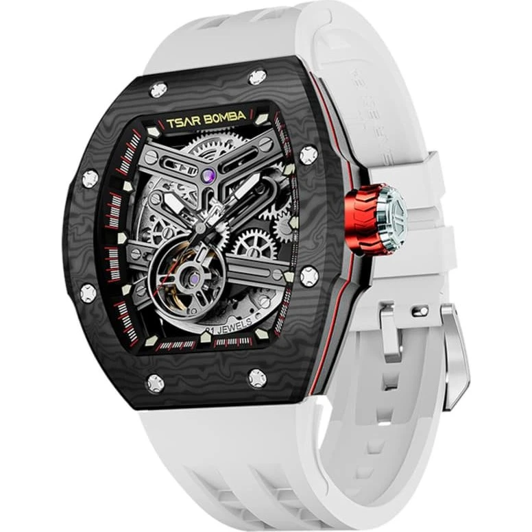 Tsar Bomba TB8218CF-EliteWhite Automatic Herreur - 45mm