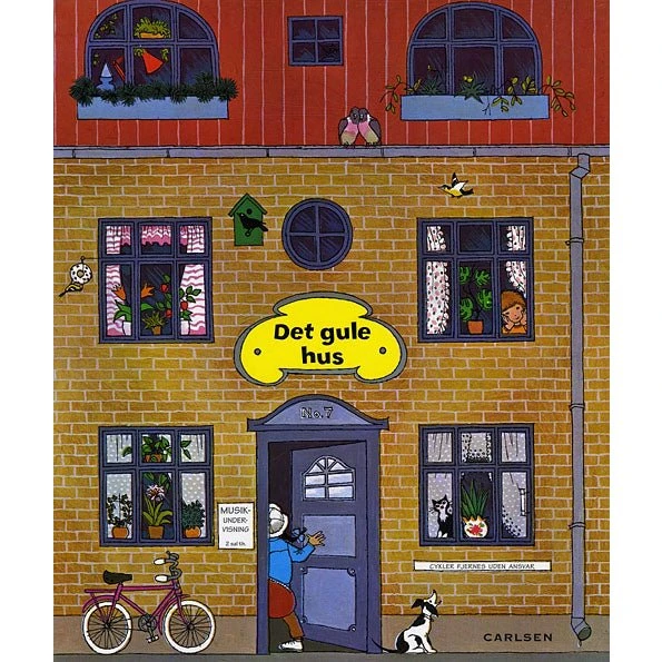 Det gule hus – billedbog for børn (hardcover)