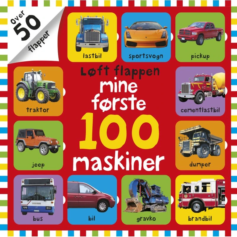 Løft Flappen: Mine første 100 maskiner - Papbog