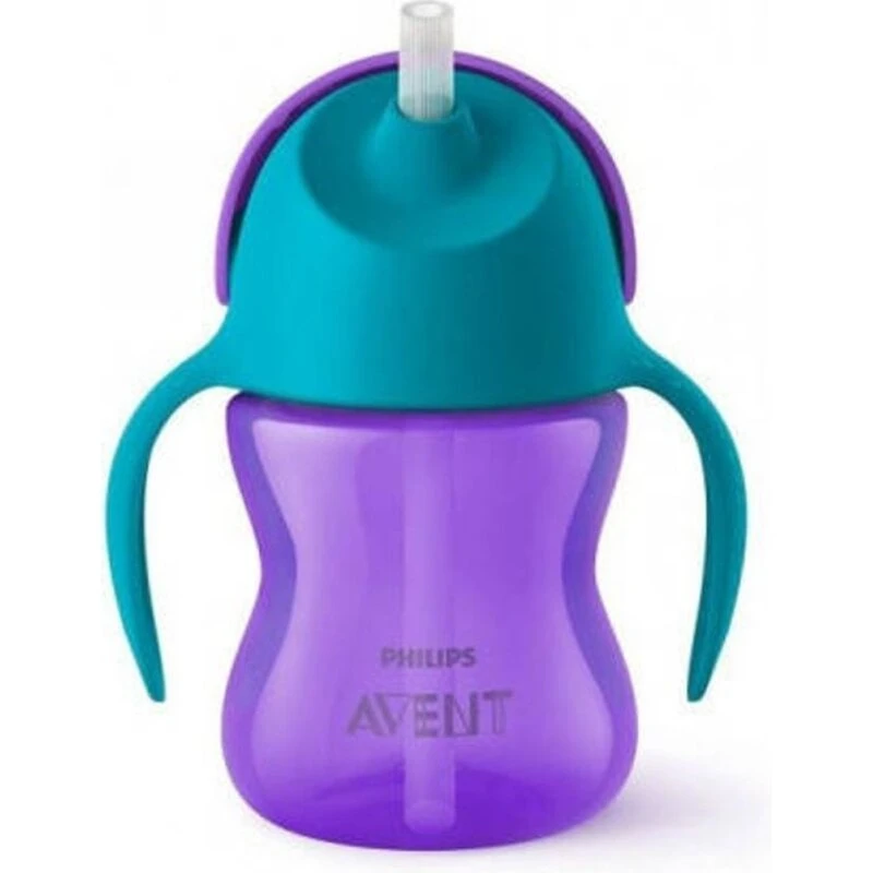 Philips Avent Bendy Straw Cup 9m+ 200 ml, lilla