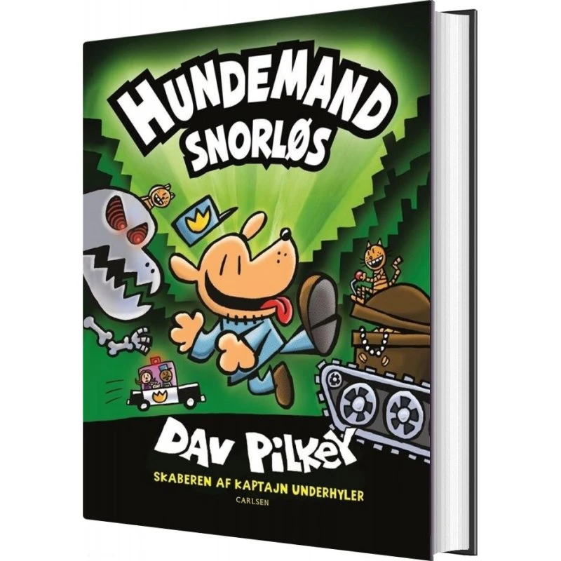 Hundemand 2: Snorløs — Dav Pilkey (Hardcover børnebog)