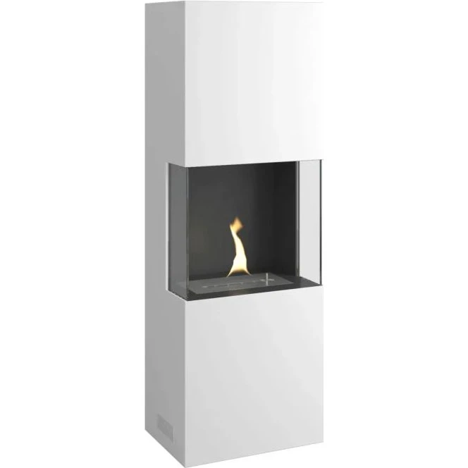 Tenderflame Indie 180 Hvid - Fritstående biopejs