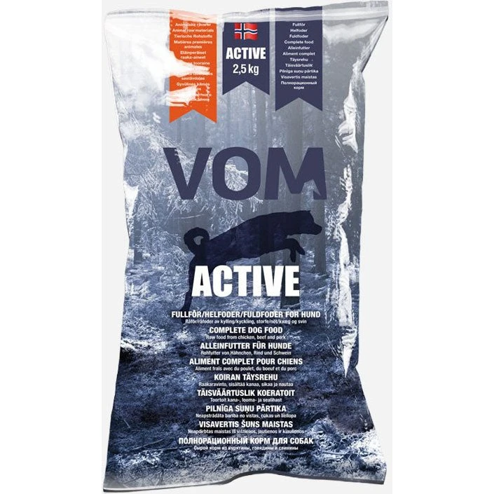 VOM Active fuldfoder - Kødboller - 2.5 kg