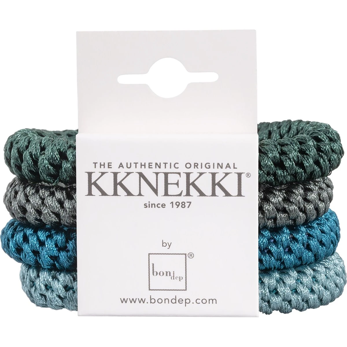 Kknekki Bundle 50 - 4-pak hårelastikker i mix