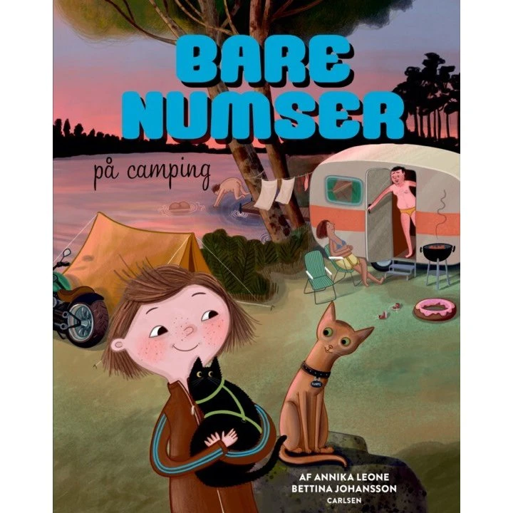 Bare numser på camping - Børnebog (Hardcover)