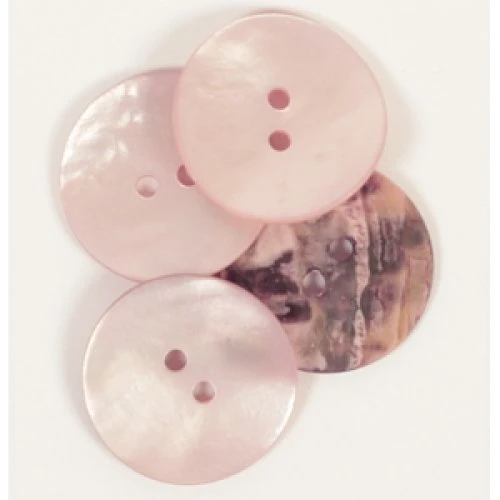 DROPS Design Lys Rosa Perlemorknap 20 mm