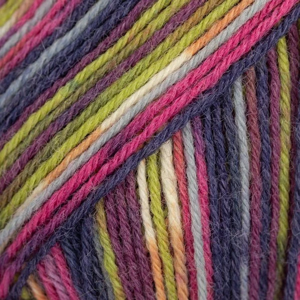 DROPS Fabel 901 Candy Print - Blødt strømpegarn (50g)