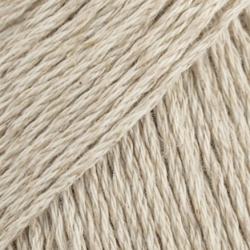 Drops Bomull-Lin Unicolor 03 Lys Beige - 50g