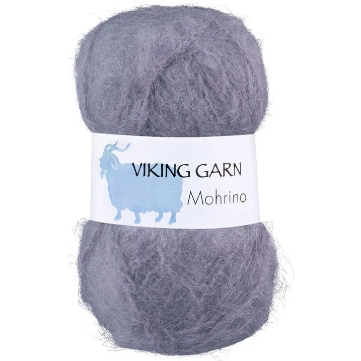 Viking Mohrino 567 Grålilla - Mohair og Merinould