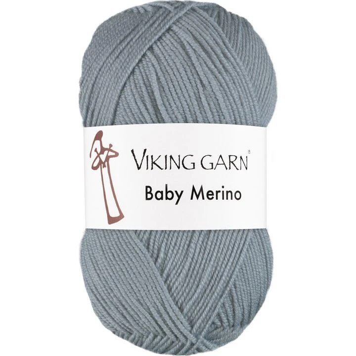 Viking Baby Merino 223 Gråblå - 100% Merinould