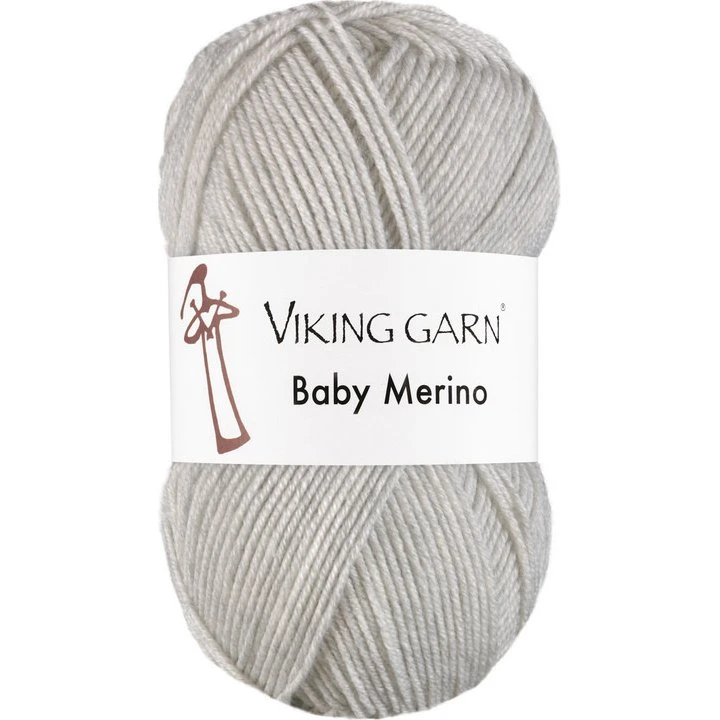 Viking Baby Merino 212 Perlegrå - 100% Merinould