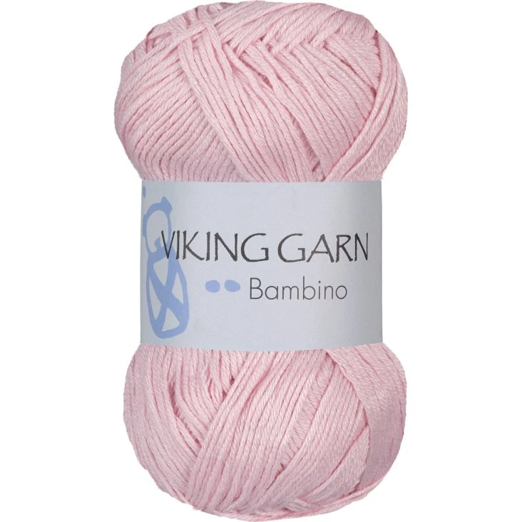 Viking Bambino Garn - 465 Lys Rosa - Bambus & Bomuld