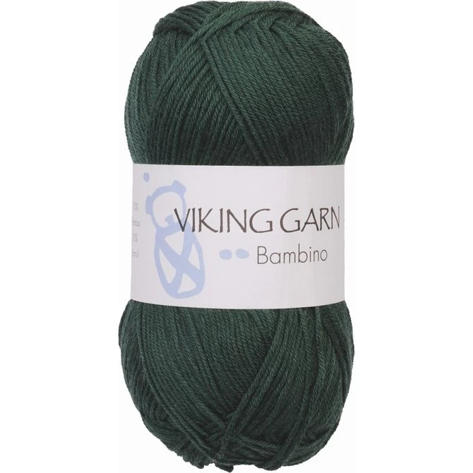 Viking Bambino 433 Mørkegrøn - Bambus/Bomuld