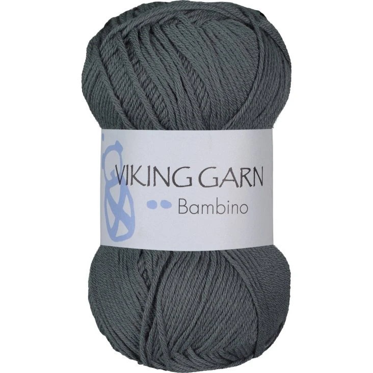 Viking Bambino 415 Grå - Blødt Bambus/Bomuld Garn