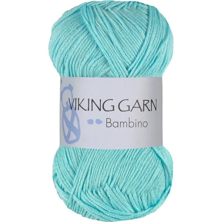 Viking Bambino 421 Lys Aqua - Bambus & Bomuld