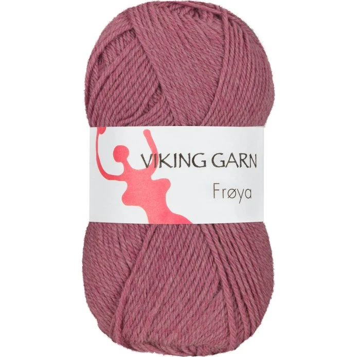 Viking Frøya 222 Gammelrosa - Uld/Nylon Garn