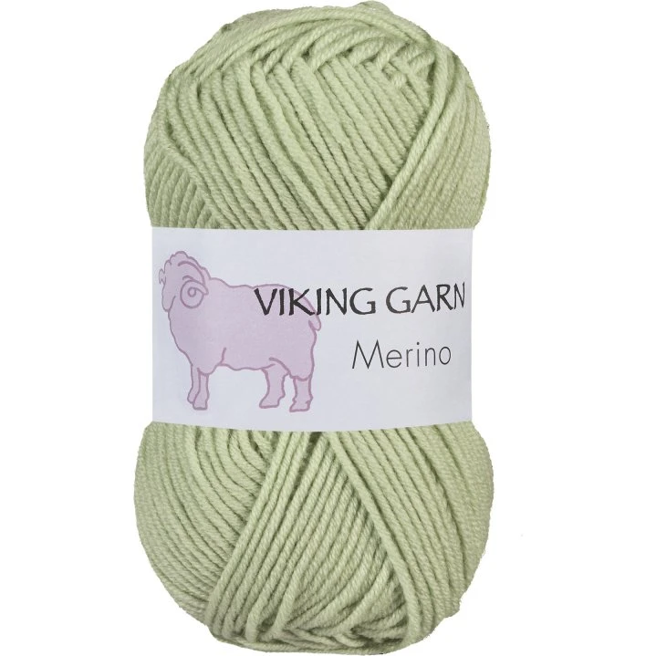 Viking Merino 837 Lys Grøn - 100% Merinould
