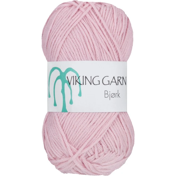 Viking Bjørk 565 Lys Rosa - Blandingsgarn af bomuld og bambus
