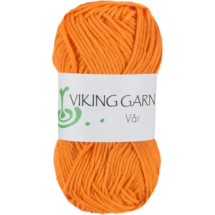 Viking Vår 452 Orange Bomuld - 50g