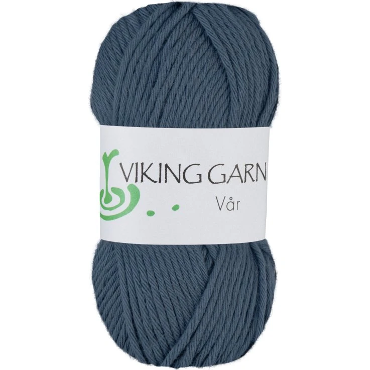Viking Vår 427 Jeansblå Bomuldsgarn - 50g