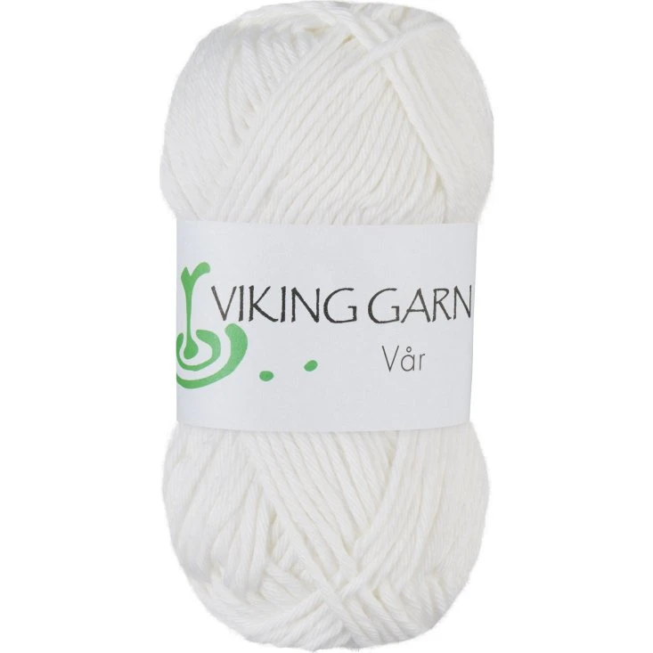 Viking Vår 400 Hvid - 100% Bomuldsgarn