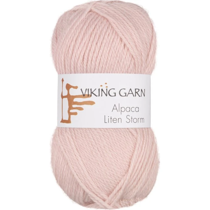 Viking Alpaca Liten Storm 764 Pudderrosa - Alpaca/Merino uld