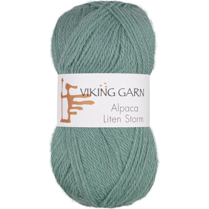 Viking Alpaca Liten Storm 738 Petrol - Alpaca/Merino uld
