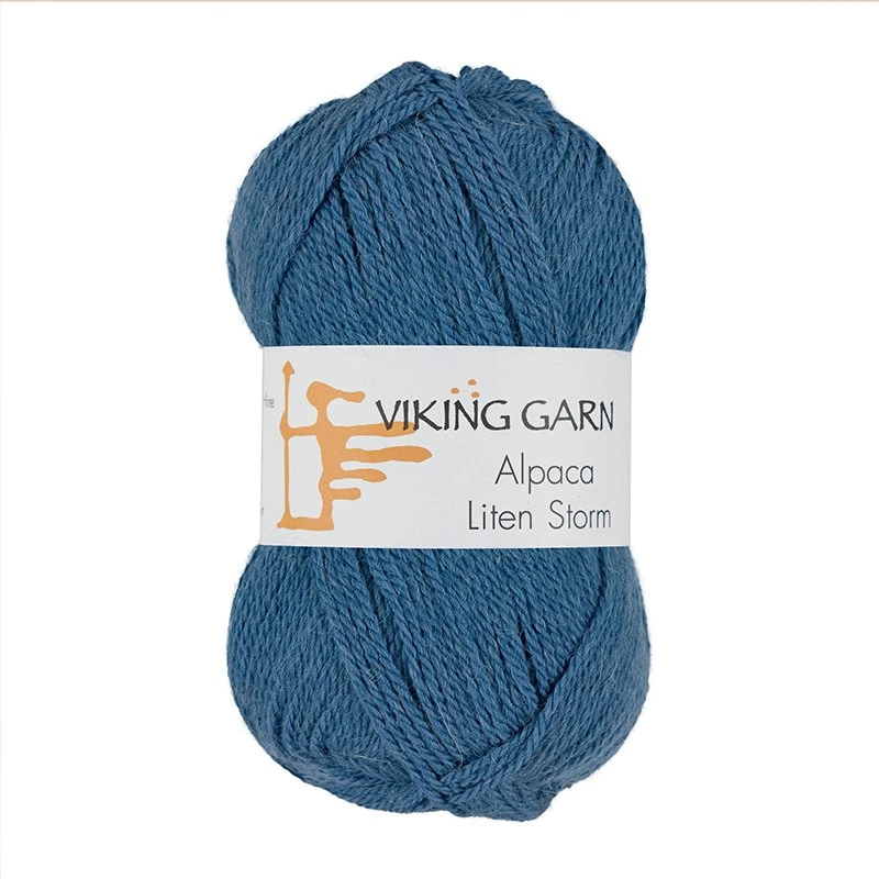 Viking Alpaca Liten Storm 724 Mellemblå - Alpaca/Merino