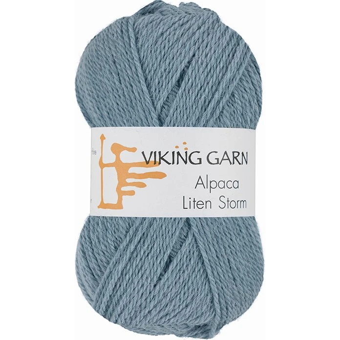 Viking Alpaca Liten Storm 722 Blå - Alpaca/Merino uld