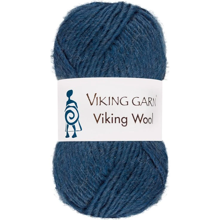 Viking Wool 526 Marine - 100% Merinould