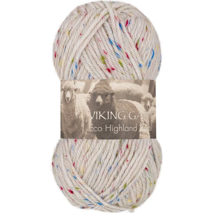 Viking Eco Highland Wool 270 Hvid Tweed