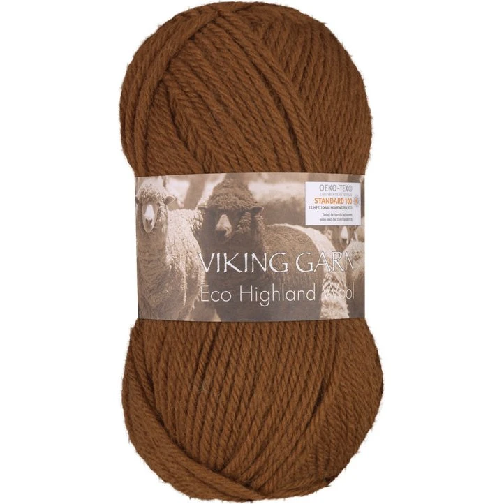 Viking Eco Highland Wool 254 Kobber - 100% Peruviansk Merino