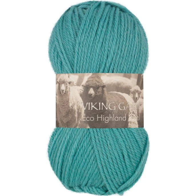 Viking Eco Highland Wool 229 Petrol - 100% Peruviansk Merinould