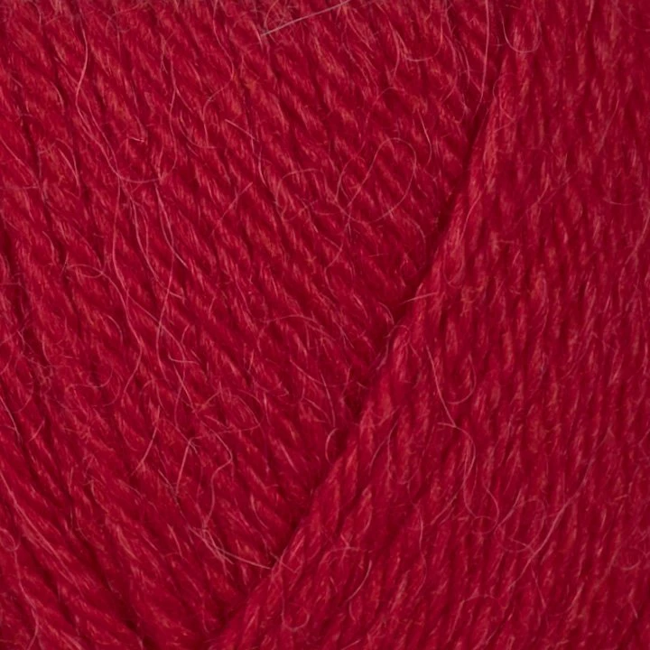Viking Alpaca Storm 560 Høj rød - Alpaca/Merino garn