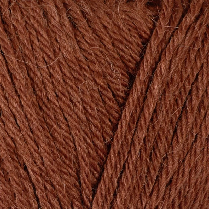 Viking Alpaca Storm 552 Rust - Alpaca & Merinould