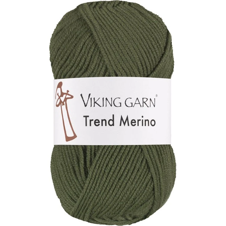 Viking Trend Merino 438 Grøn - 100% Extra Fine Merinould