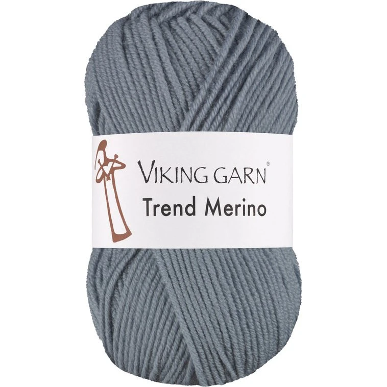 Viking Trend Merino 423 Gråblå - 100% Merinould