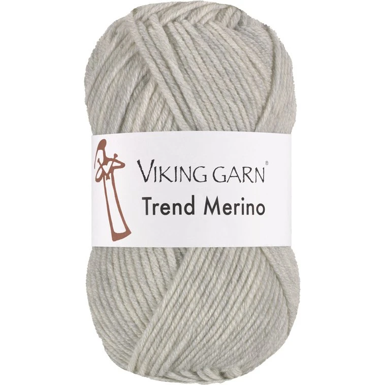 Viking Trend Merino 412 Perlegrå - 100% Ekstra Fin Merinould