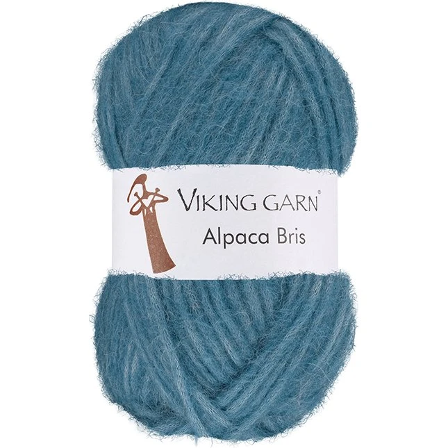 Viking Bris Alpaca 326 Lys Jeansblå