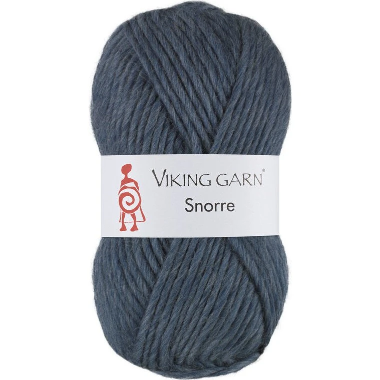 Viking Snorre 227 Jeansblå - 100% Merinould