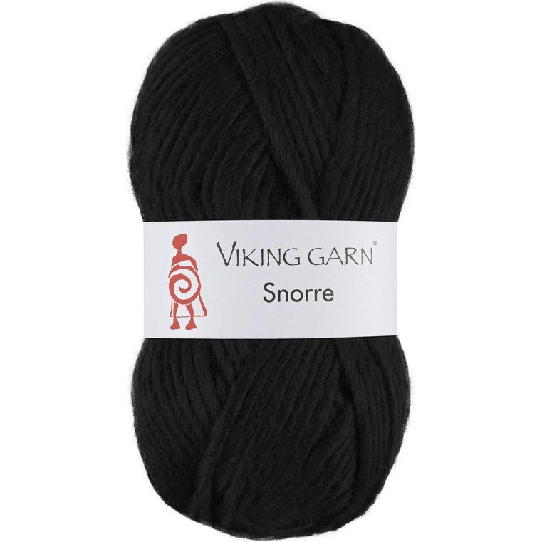 Viking Snorre 203 Sort - 100% Peruviansk Merinould