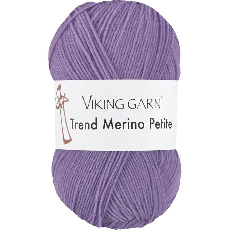 Viking Trend Merino Petite 373 Lilla - 100% Merinould