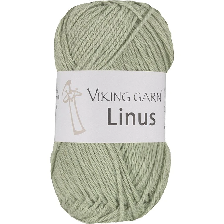 Viking Linus 137 Lys Mintgrøn - Bomuld/Hør Garn