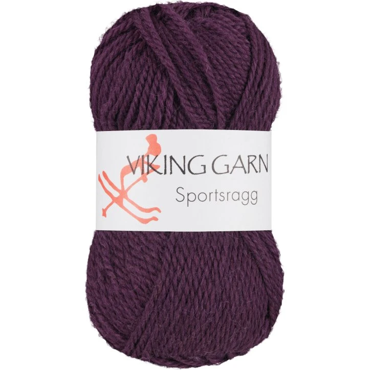 Viking Sportsragg 578 Mørk Lyng - Uld/Akryl/Nylon